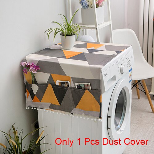 Household Dust-proof Cover Cotton Washing Machine Covers Tumble Dryer Laundry Gadgets Pocket Organizer Product Accessories Stuff: Default Title