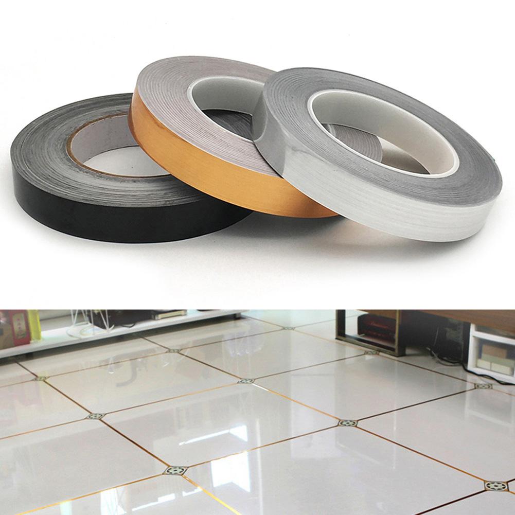 Home Bedroom DIY Self Adhesive Tile Floor Gap Seam Decorative Tape Wall Sticker Home Decor Stickers