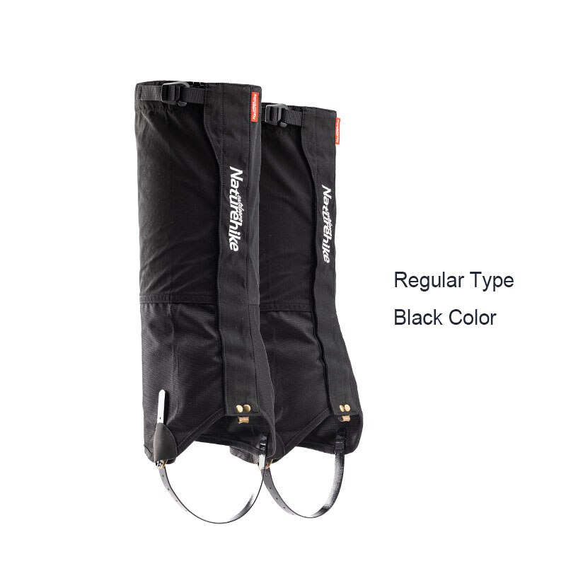 Naturehike – guêtre de randonnée, Camping, Trekking, protection du bas des jambes, couverture de Legging, imperméable, Durable, enveloppe de mollet: Regular Black
