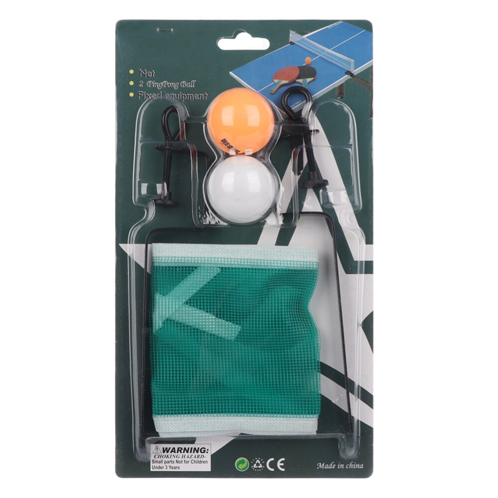 Portátil malla Net para tenis de mesa de Ping-Pong neto Durable Rack Bola de ejercicio de entrenamiento familia principiante accesorios deportivos