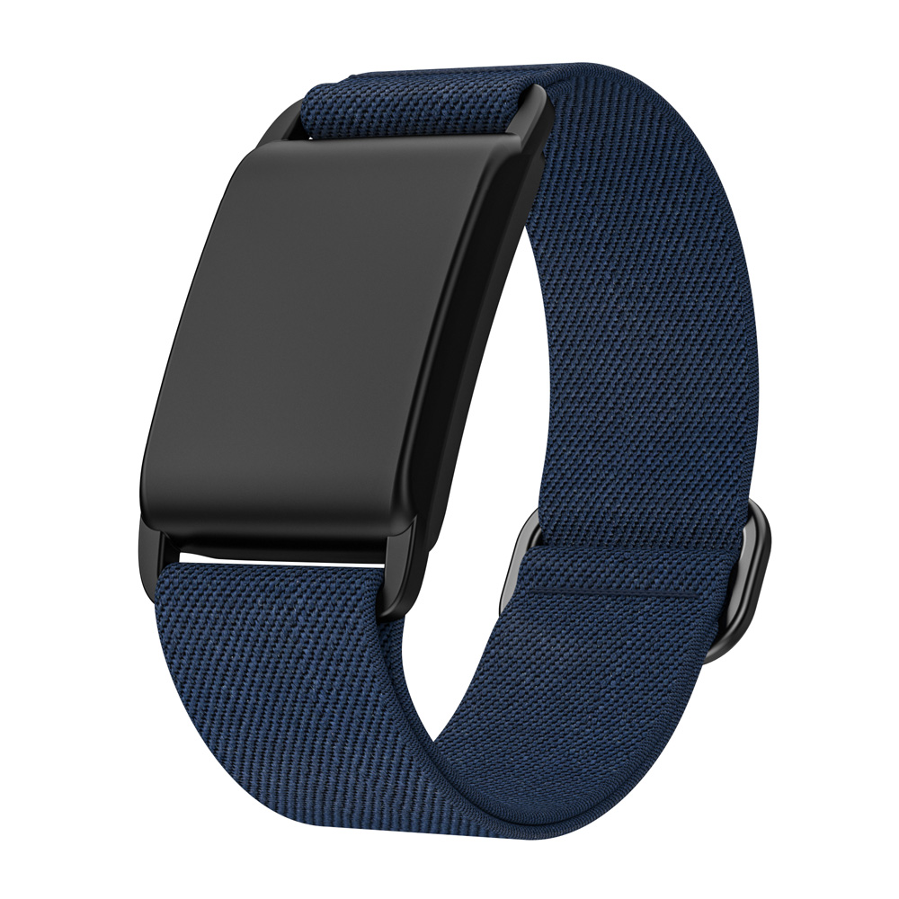 1x nylon+pc løkkeremme til armbånd til whoop 4.0 smartwatch-udskiftningsremme: Azurblå