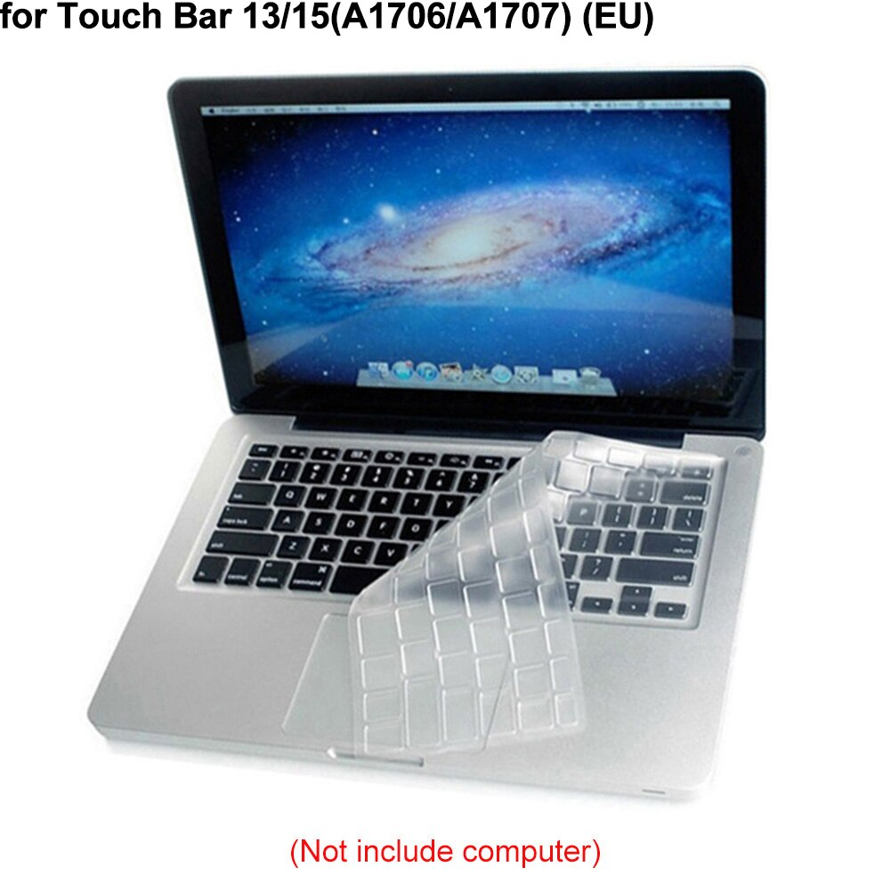 Soft Silicone Keyboard Cover Waterproof Laptop Keyboard Protective Film Anti-dust Keyboard Cover For Notebook PC Laptop 15 Inch: H
