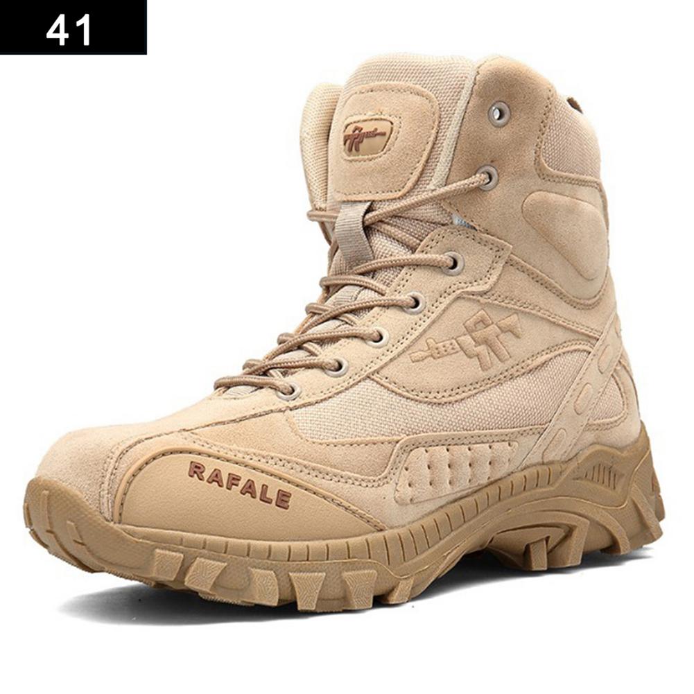 Men Hiking Work Boots: Navy Blue