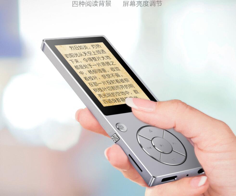 Ruizu-reprodutor de música original mp4 d11, 8gb, bluetooth 2.4, polegadas, rádio fm, gravador de voz, slot para cartão tf, microfone embutido