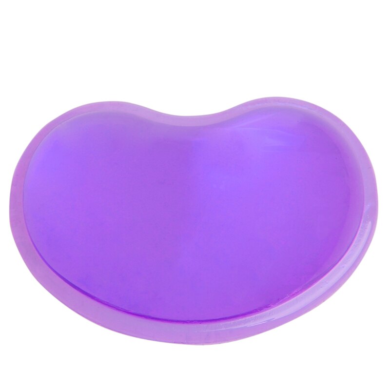 Büro Mauspad mit Gel Handgelenk Unterstützung Ergonomische Gaming Desktop Maus Pad Handgelenk Rest: F -Translucen-Purple