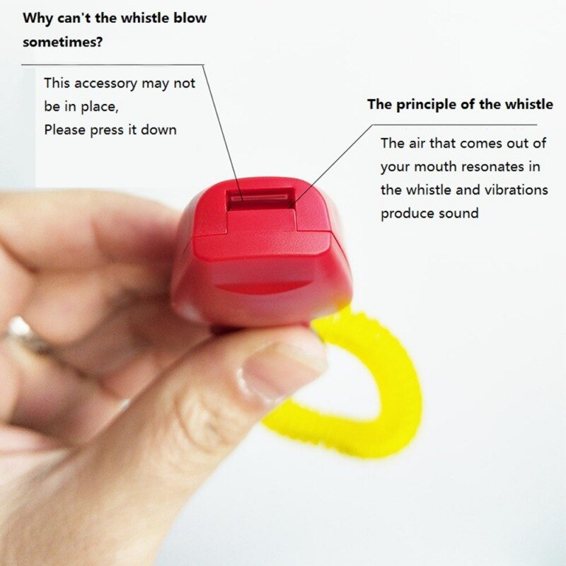 Sifflet d'entraînement pour chien 2 en 1, jeu interactif, Guide d'assistance avec porte-clés, fournitures pour animaux de compagnie
