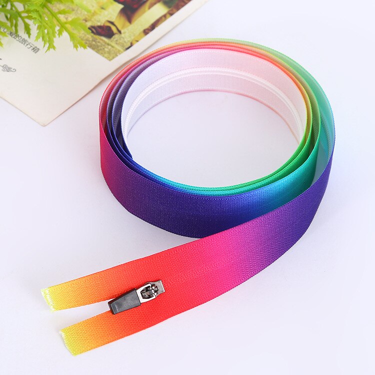 Nylon Seven Color Waterproof Zipper Luggage Waterproof Zipper DIY Invisible Open Zipper Clothing Accessories: 3# / 30CM
