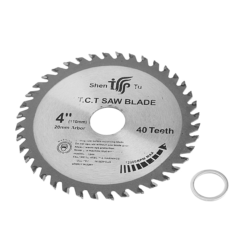 4 inch 40T Circular Sawing Blade Wood Cutting Round Discs Sawing Cutter Tools L15