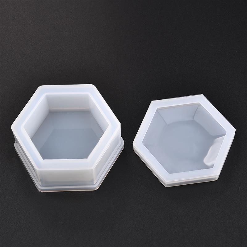 Resin Silicone Mold Storage Box Mold For Jewelry Making Heart Shape Cut Mold DIY Crystal Epoxy UV Box Jewelry Tools Moulds: 05