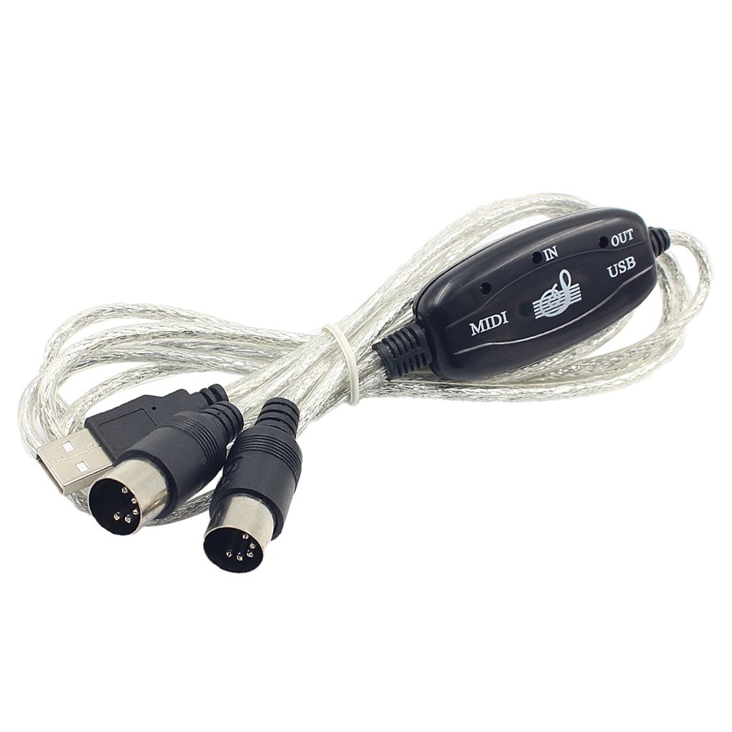 2m USB in-aus Midi- Schnittstelle Klavier Klaviatur Instrument zu Computer PC/Laptop Midi- Kabel elektrisch Instrument Teile