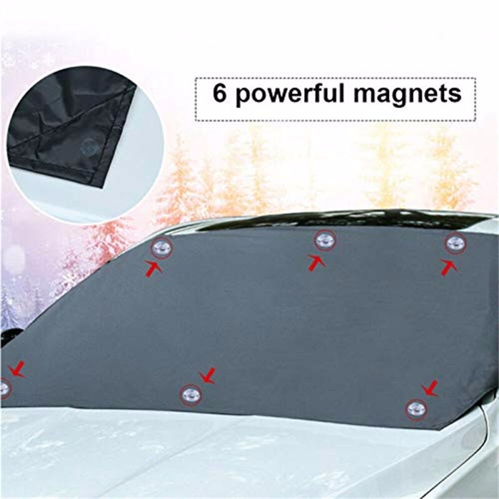 Automobile Magnetic Sunshade Cover Car Windshield Snow Sun Shade Waterproof Protector Cover Car Front Windscreen Cover