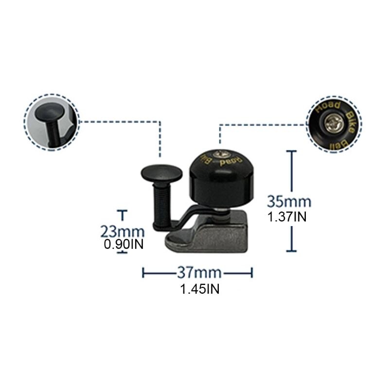 Jahrgang Kleine Leichte Fahrrad Laut Kupfer Glocke für Rennrad BMX Fahrrad 62KF