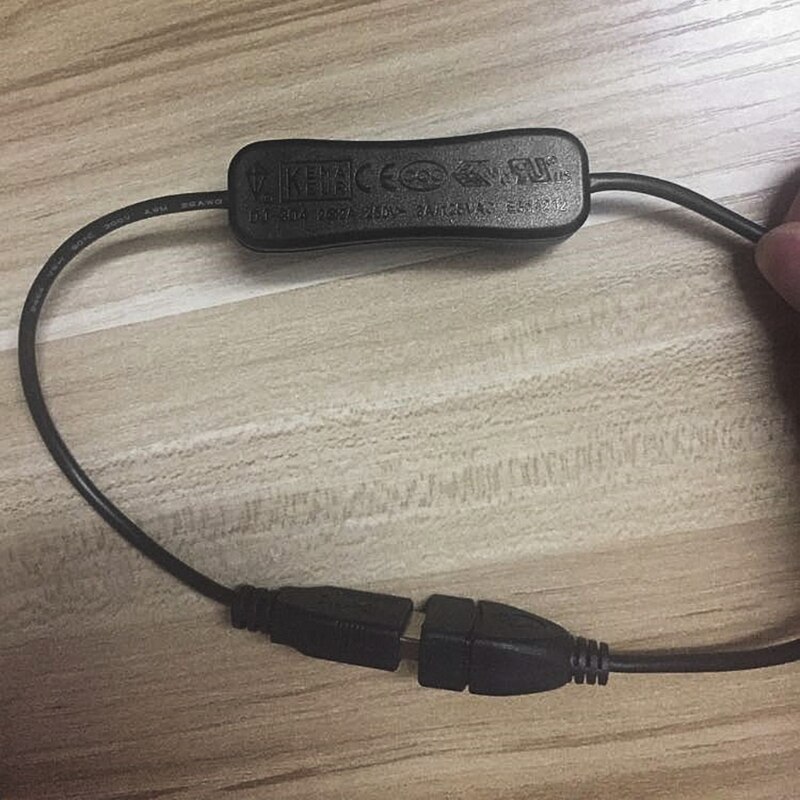 Usb-jatkokaapelin virtakytkin pc:lle usb-tuuletin led-lamppulaturi raspberry pi nov -26a