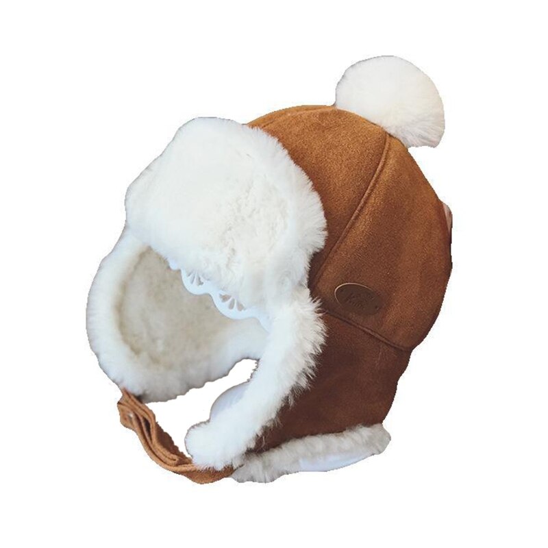 Toddler Baby Boys Hat Kids Children Ear Flap Muff Winter Warm Plush Cap Beanie: CM
