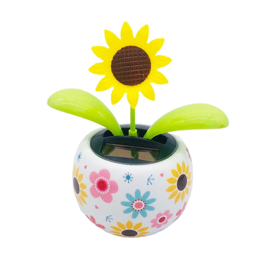 Solar- Tanzen Blume Solar- Blume Auto Innen Ornamente Dekorationen Auto Armaturenbrett Schwingen Spielzeug Auto Dekor freundlicher Spielzeug: E