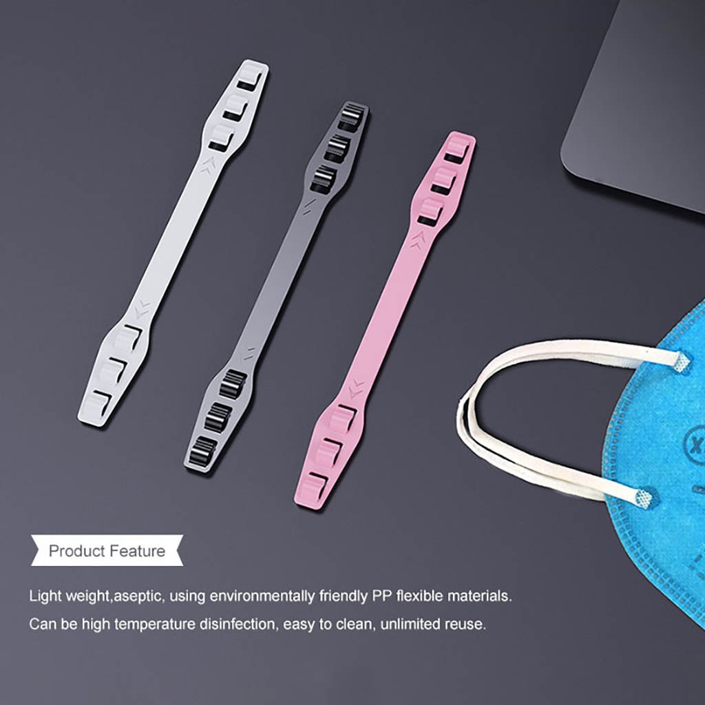 6pcs Face Mask Ear Hooks Extension Buckle Adjustable Earache Fixer Anti-slip Mask Ear Grip Extension Buckle Mask Accessories