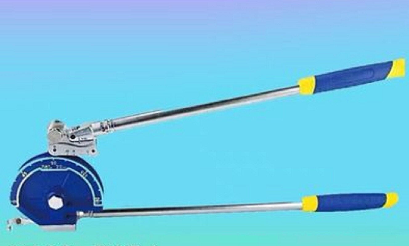 19MM (3/4") copper pipe, aluminum, soft iron tube hand bender manual bending machine tool auto truck repairing hand hardware: XXX006-00006-06