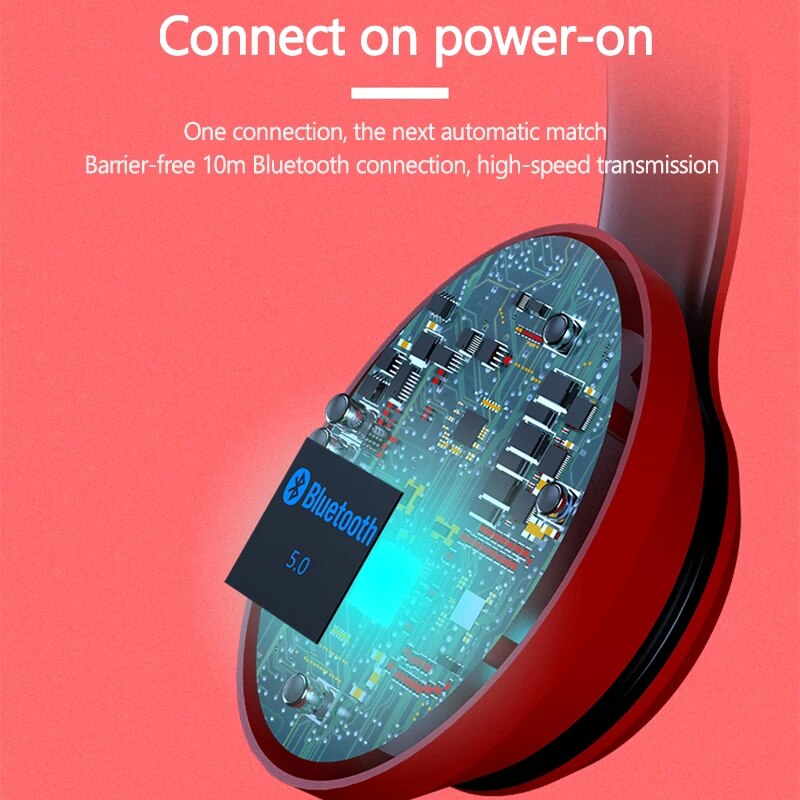 Lenovo HD200 Wireless BT Headset BT5.0 Over-ear Earphone Noise Cancellation HIFI Stereo Game Headset Mic Auriculares de música