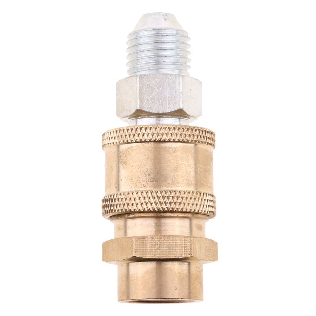 1 Piece Stainless Steel 14mm Male to 14mm Female Pressure Washer Quick Release Socket Coupling Kit, Durable and Easy to Use