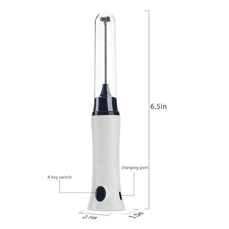 Mousseur à lait électrique automatique, machine à café en mousse pour lait d'œufs, outils de fouet à Cappuccino, cuisine Portable, chocolat, prise ue