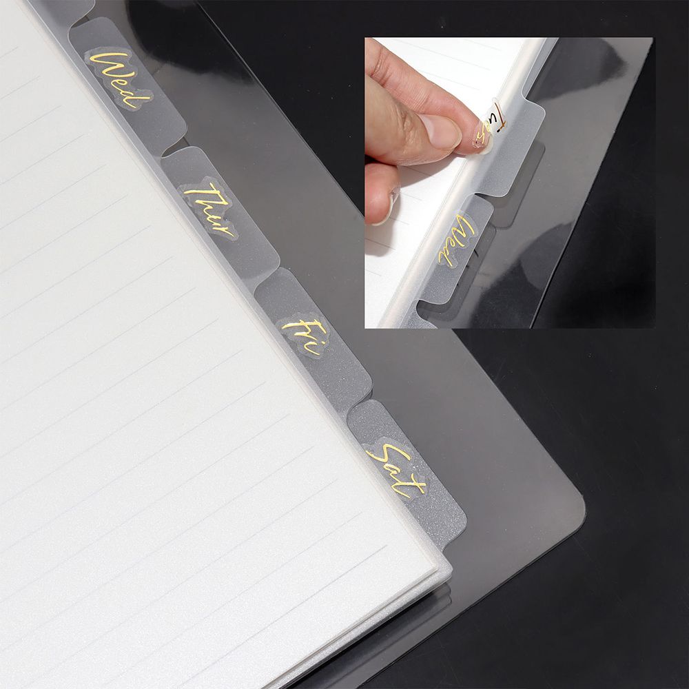Notebook Sticker Separator Page Loose Leaf Page Dividers Binder Index Separator Binder Index Dividers Diary Book Sticker