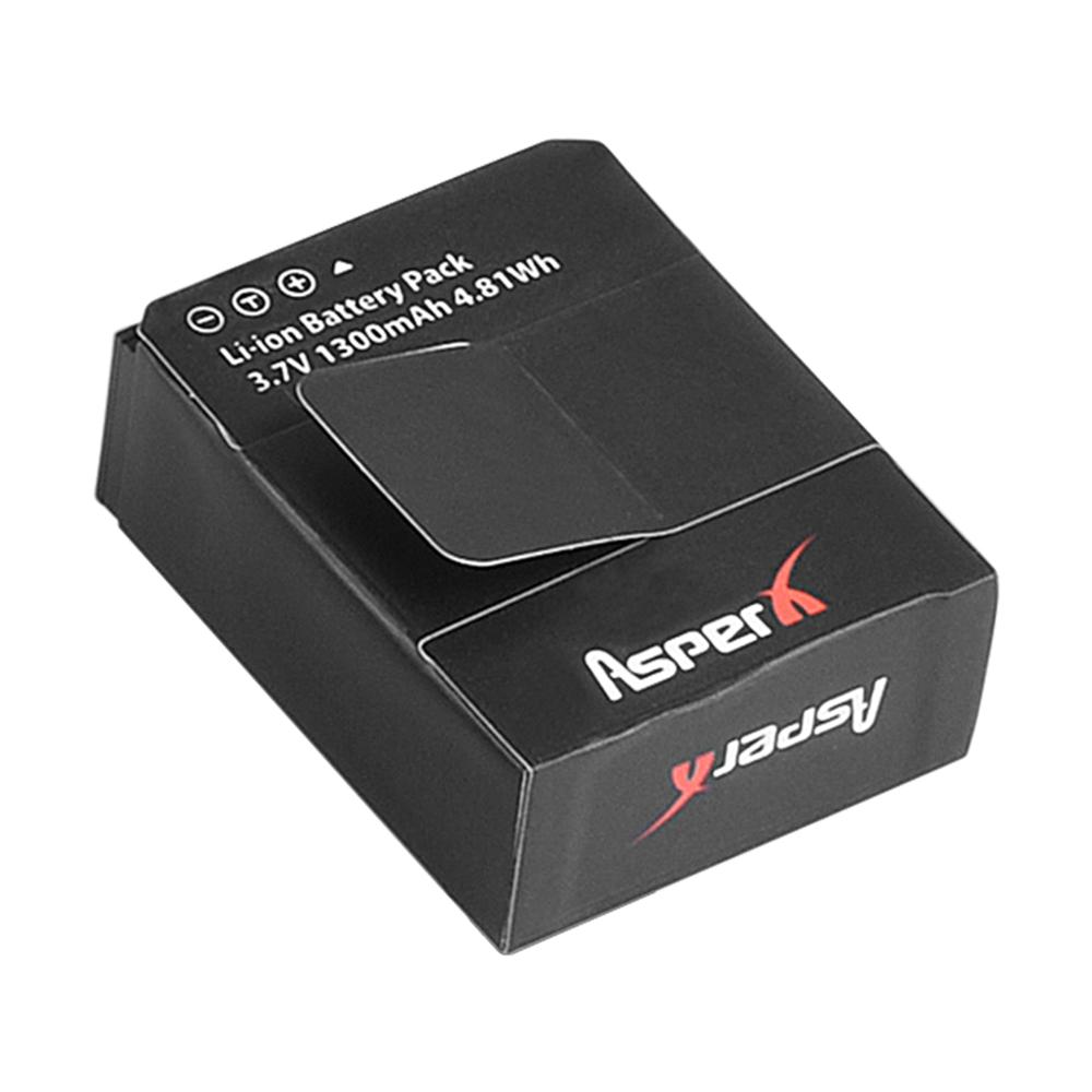 AsperX para GoPro Hero3 Hero3 + hero 3 hero 3 + batería + cargador Dual LCD para go pro AHDBT-301, accesorio de AHDBT-302 para cámara de acción: 1 Battery