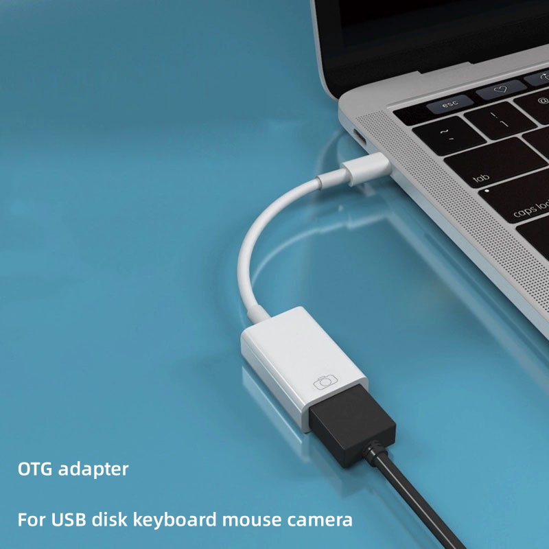 Adapter USB OTG do IPhone Ipad iuse klawiatura ładująca U Disk kamera czytnik kart czytnik danych Iphone Otg