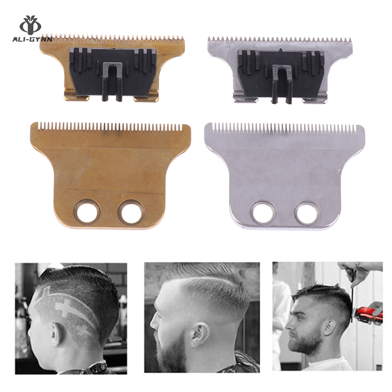 1 Juego de cuchilla para cortadora de pelo para cortadora de pelo en forma de T, cuchilla de repuesto, cortadora de pelo, cuchillo, cabezal de corte para peluquero