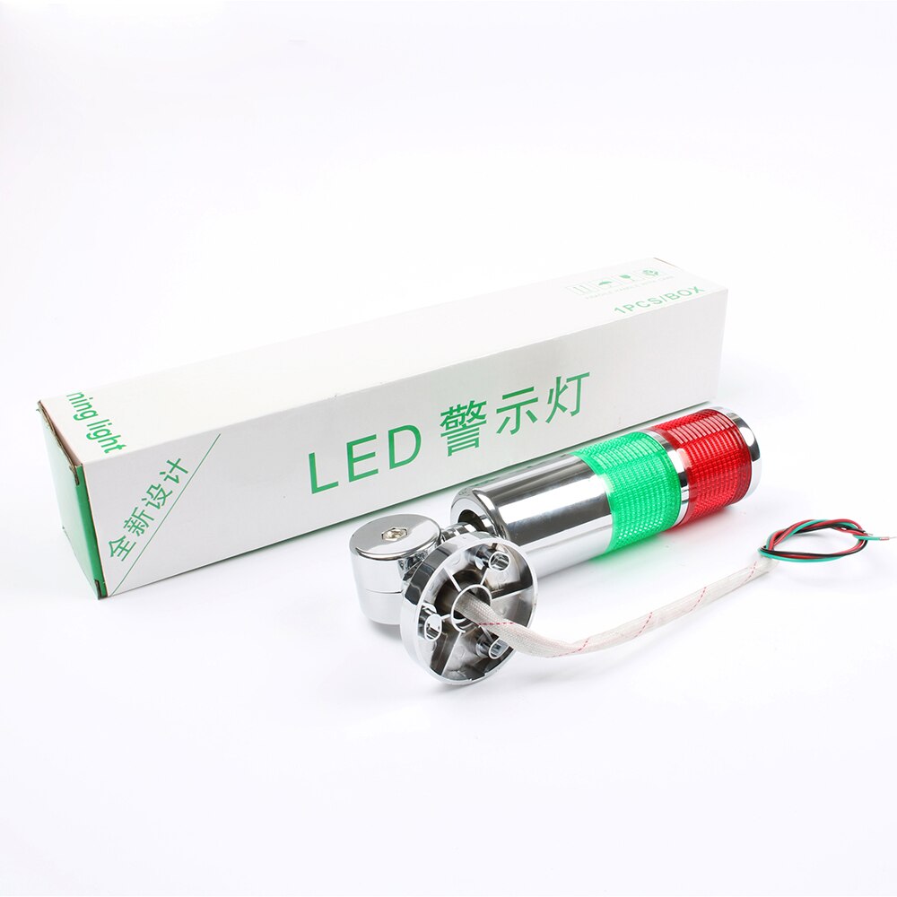 12V 24V 110V 220V di Sicurezza Stack Lampada Rosso Verde Del Nastro Flash Industriale Torre del Segnale di Luce LTA indicatore di Sempre la luce 2 strati