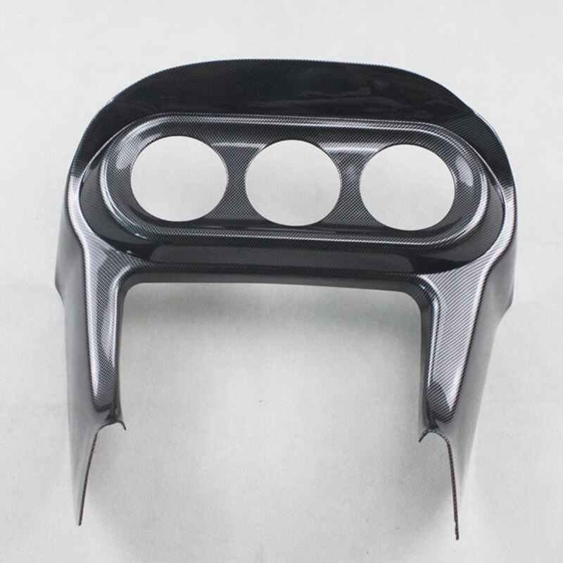 For Mitsubishi Lancer Carbon Fiber Dashboard Instrument Panel Box Trim Cover Bezel Molding Accessories: High configuration