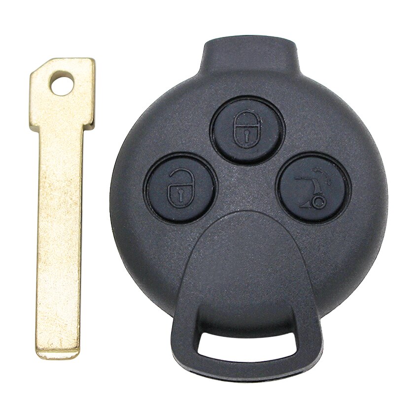 C-FUNN 3 Knop Auto Lederen Afstandsbediening Sleutelhoesje Cover Shell