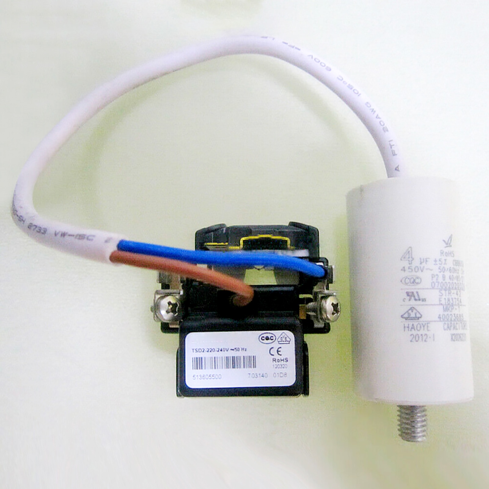 1PC Refrigerator Compressor Relay Starter Device for Embraco QD TSD2 513605500 Compressor Starter