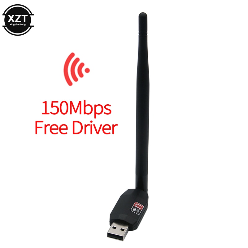 Usb adattatore 150Mbps Wifi Antena Adattatore Usb Wi-Fi MT7601 Wi-Fi Dongle Scheda di Rete senza fili Ricevitore file Wai Wi Fi lan Ethernet