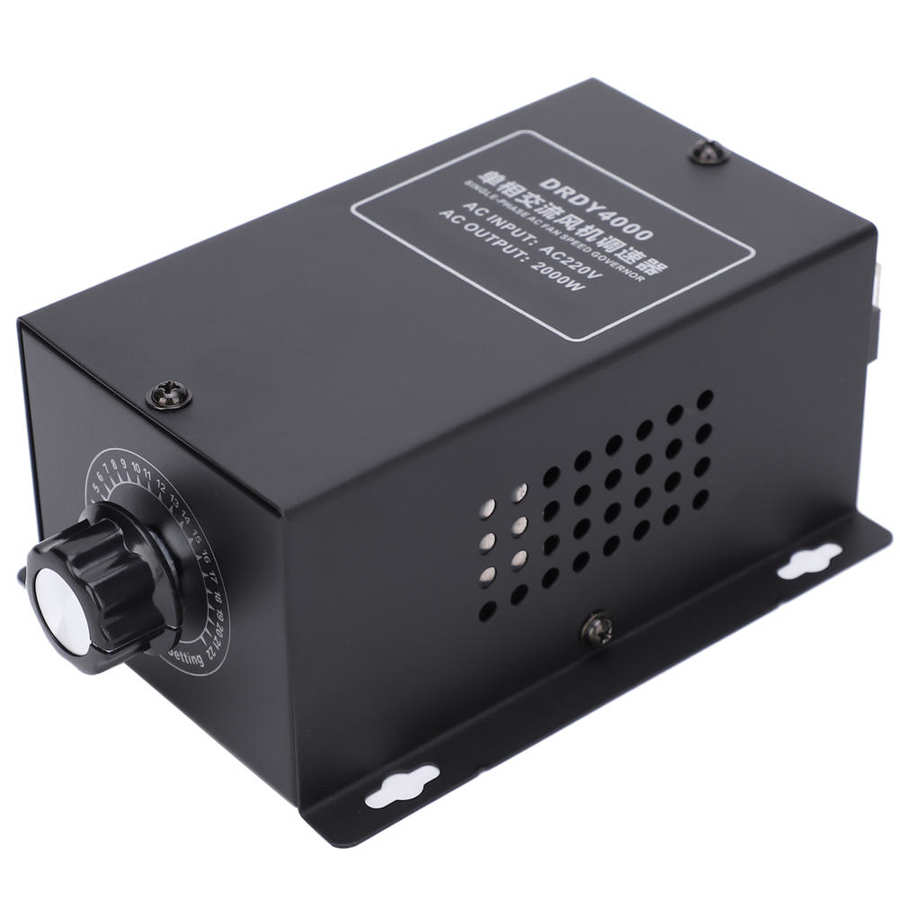Single‑Phase Motor Speed Governor Ceiling Fan Speeds Adjustable Switch Speed Controller DRDY4000 AC 220V