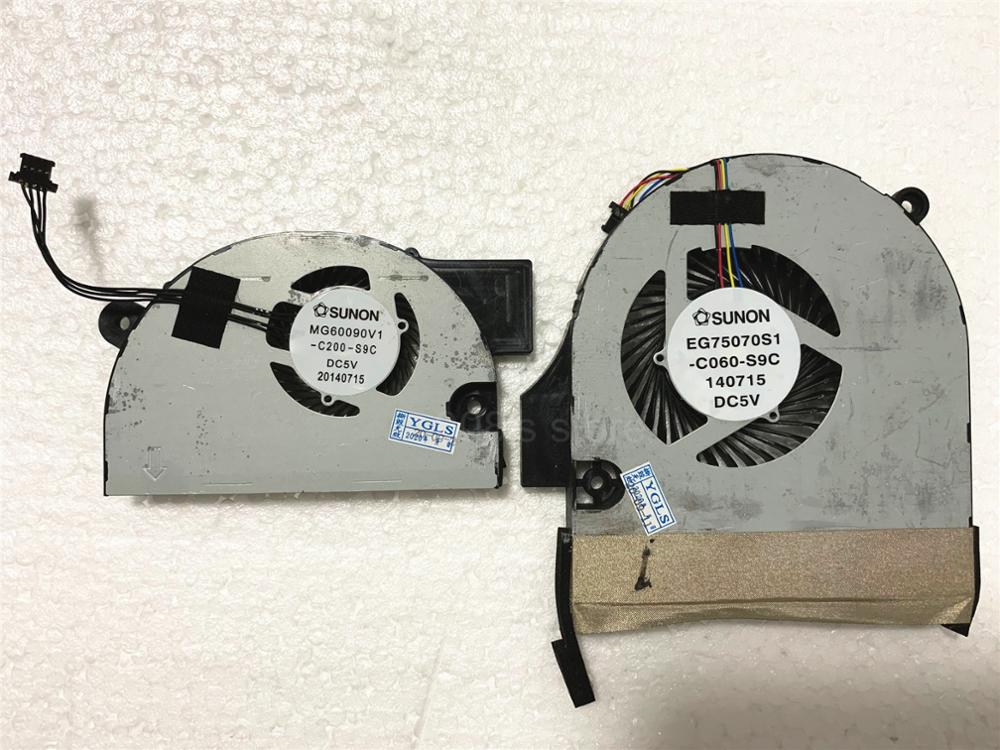 CPU GPU VGA Cooler Fan Heatsink For Acer Aspire VN7-791G VN7-791 EG75070S1-C080-S9C / MG60090V1-C200-S9C Laptop Radiator: CPU and GPU Fan
