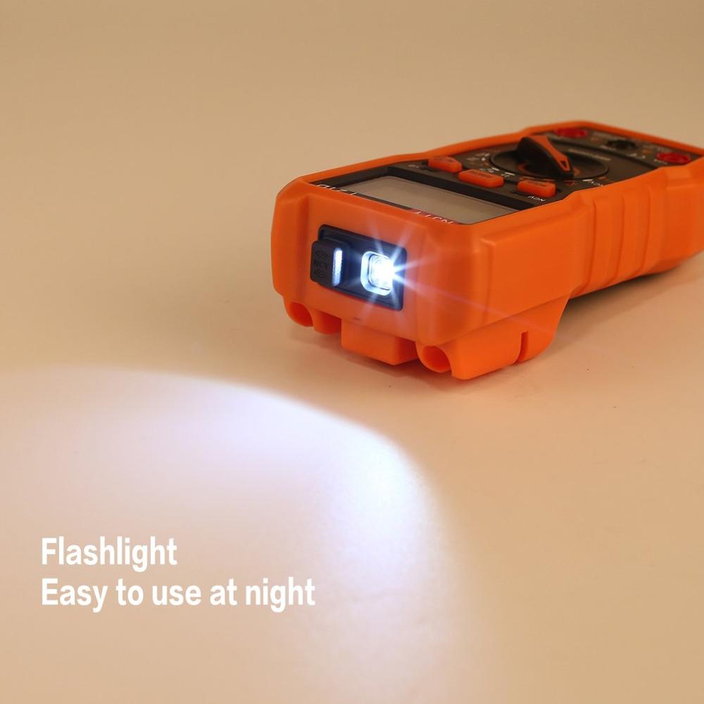 NJTY T21D NCV Digital Multimeter 6000 counts Auto Ranging AC/DC Voltage Current Meter Handheld Ammeter Ohm Diode NCV Tester