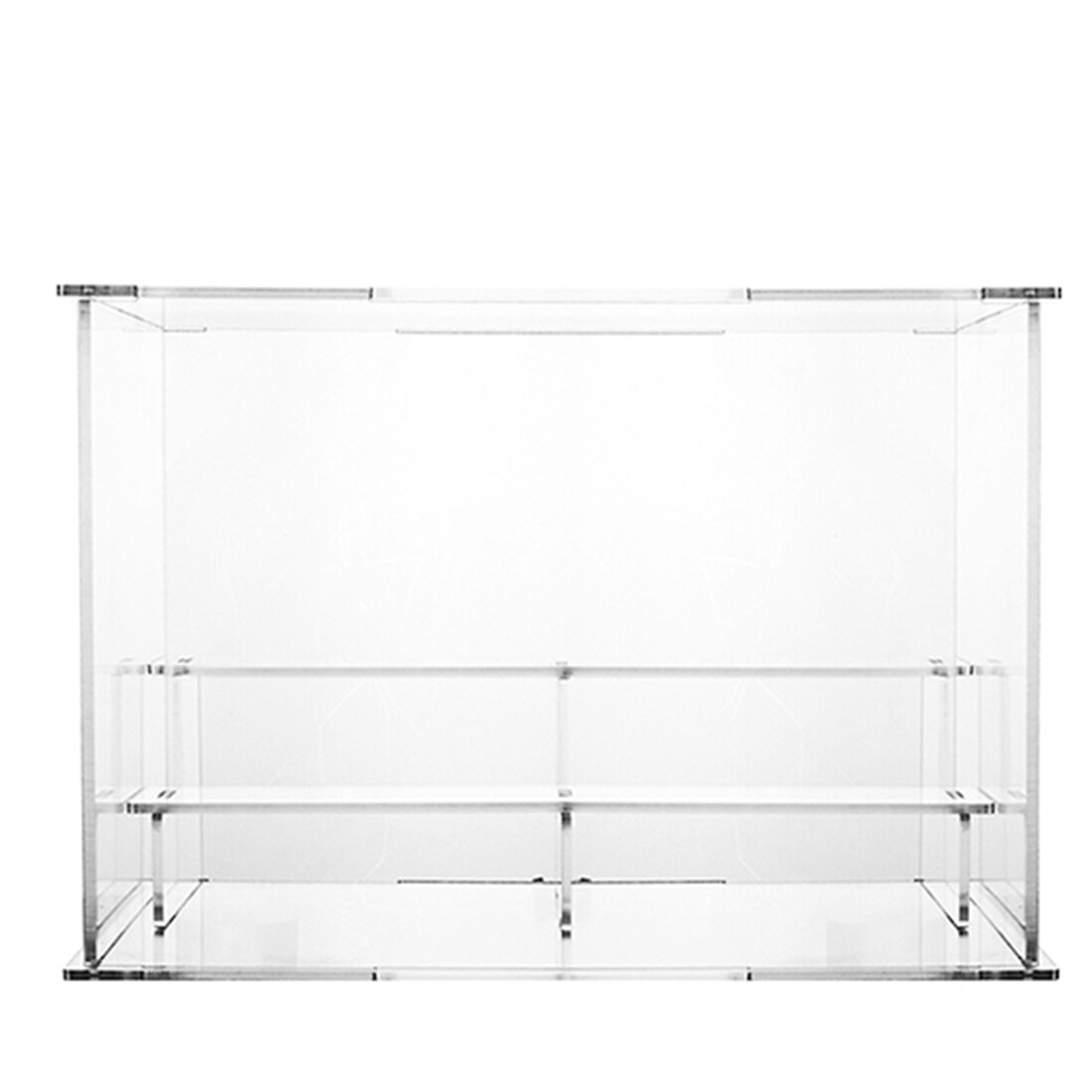 Estuche de exposición acrílico mostrador soporte de caja escaparate de protección a prueba de polvo para figuras de acción juguetes coleccionables + 1 de Navidad