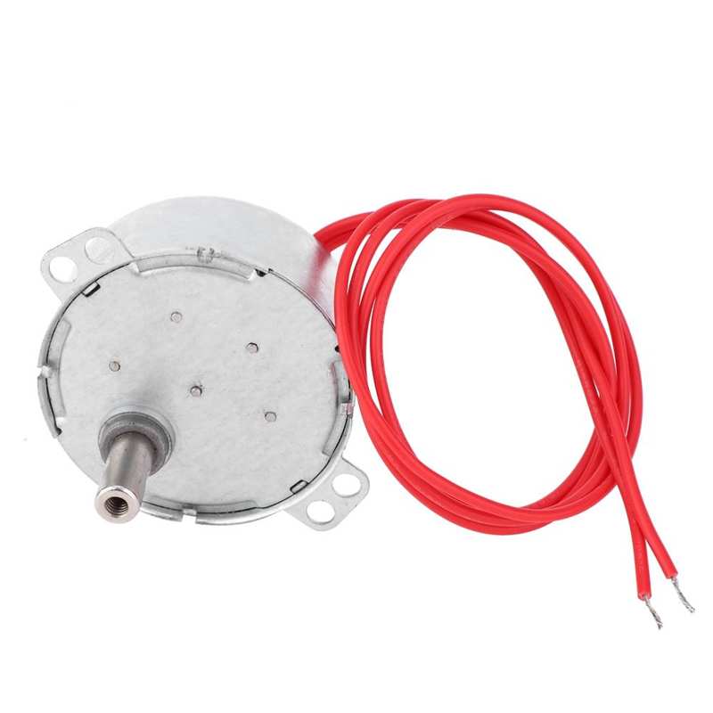 TYC30 Synchronous Motor AC 12V 4W 5-6RPM Support CCW/CW Rotation with Wire Lead