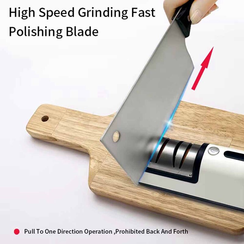 Household Electric Knife Sharpener USB Charging Sharpening Stone Tool Sharpener for Scissor Kitchen Cutter Accessories