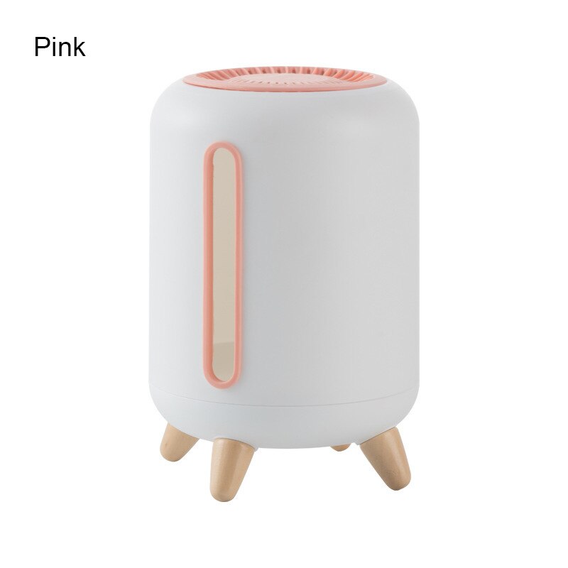 Bamboe Houtskool Tissue Box Servet Opslag Houder Container Eenvoudige Home Office HKS99: Roze