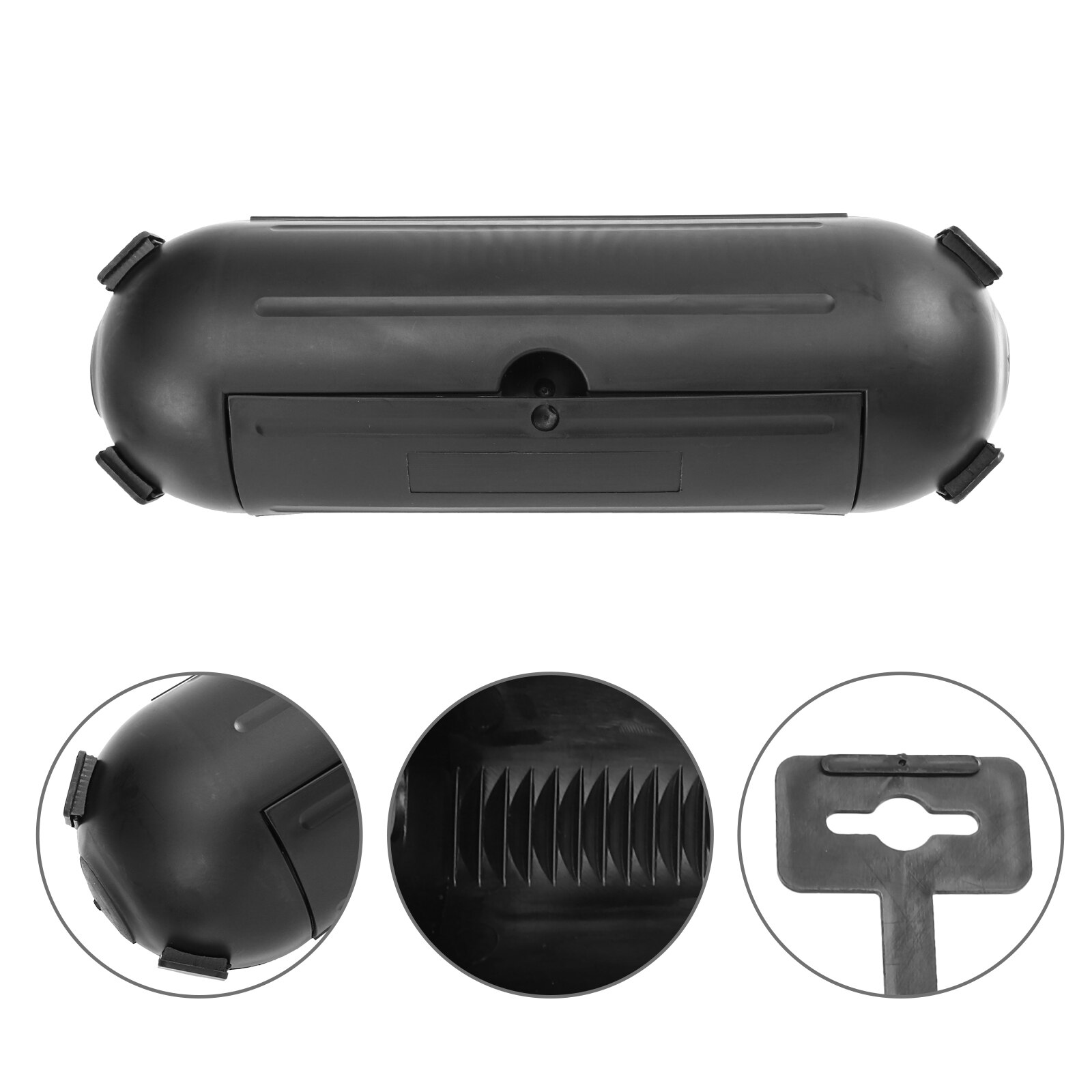 Housse de sécurité pour rallonge, 3 pièces, pour l&#39;extérieur, protection de connexion étanche: Black