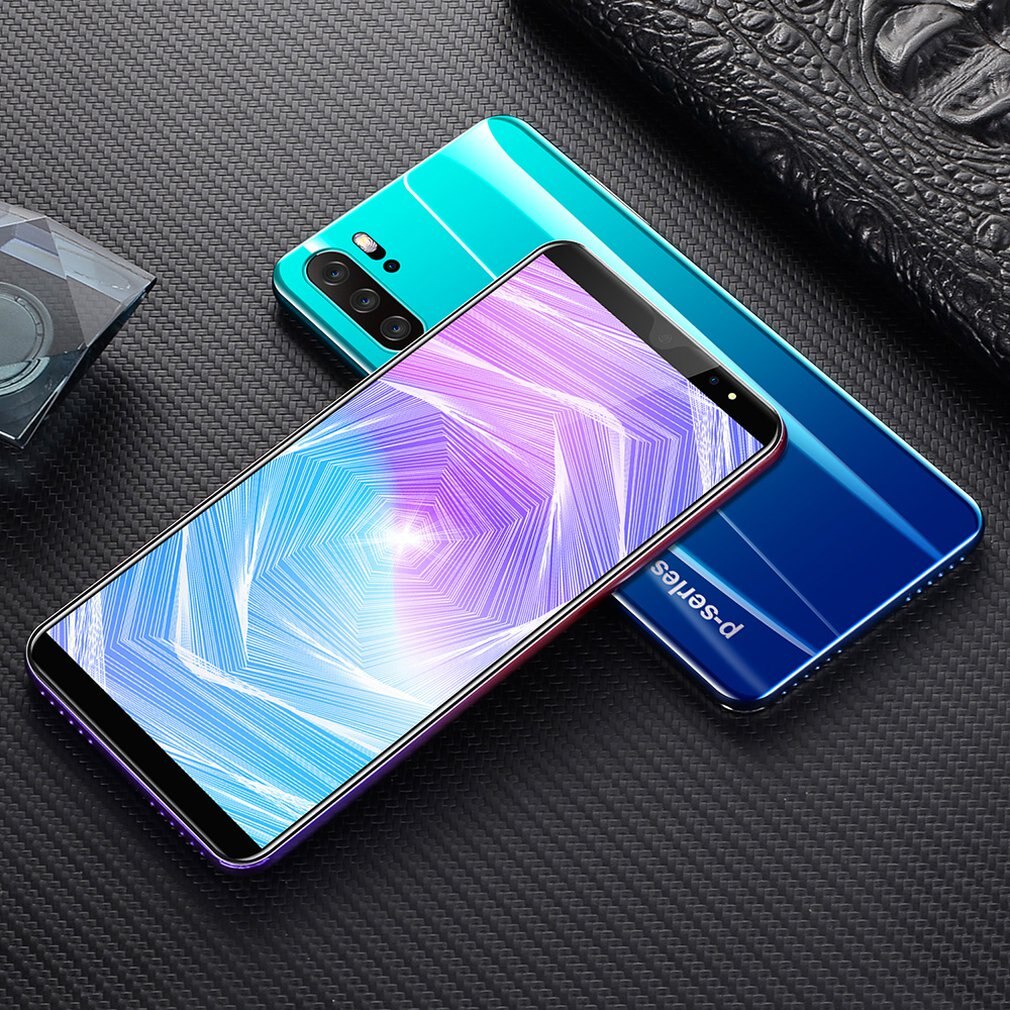 P33 Smart Phone 5 Inch 3G Large Screen Mobile Phone 512Mb Ram High Capacity Real Fingerprint Face Unlock Phones