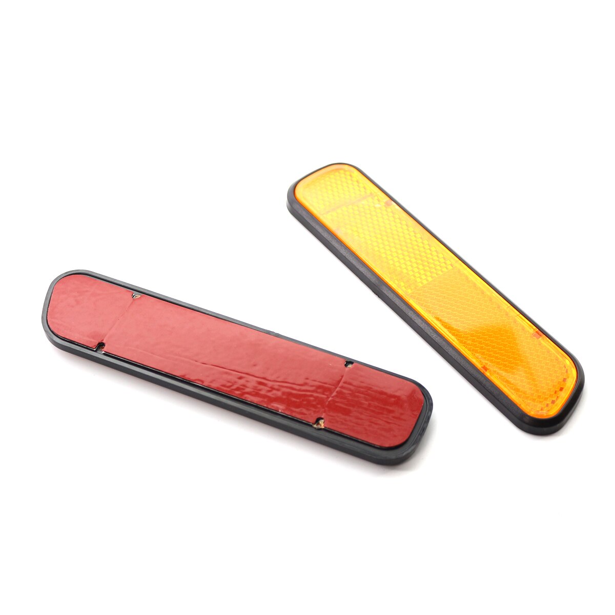 X-CAR 2PCS Car Reflector Sticker Safety Warning Signs Front Rear Bumper Car Door Sticker Safety Mark Secure Reflector Sticker