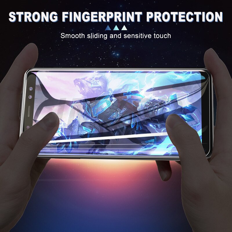 3 sztuk szkło hartowane dla Samsung Galaxy A8 A6 J4 J6 Plus 2018 szkło ochronne Samsung A7 A9 J8 2018 A10 A40 A50 A70 A90 szkło