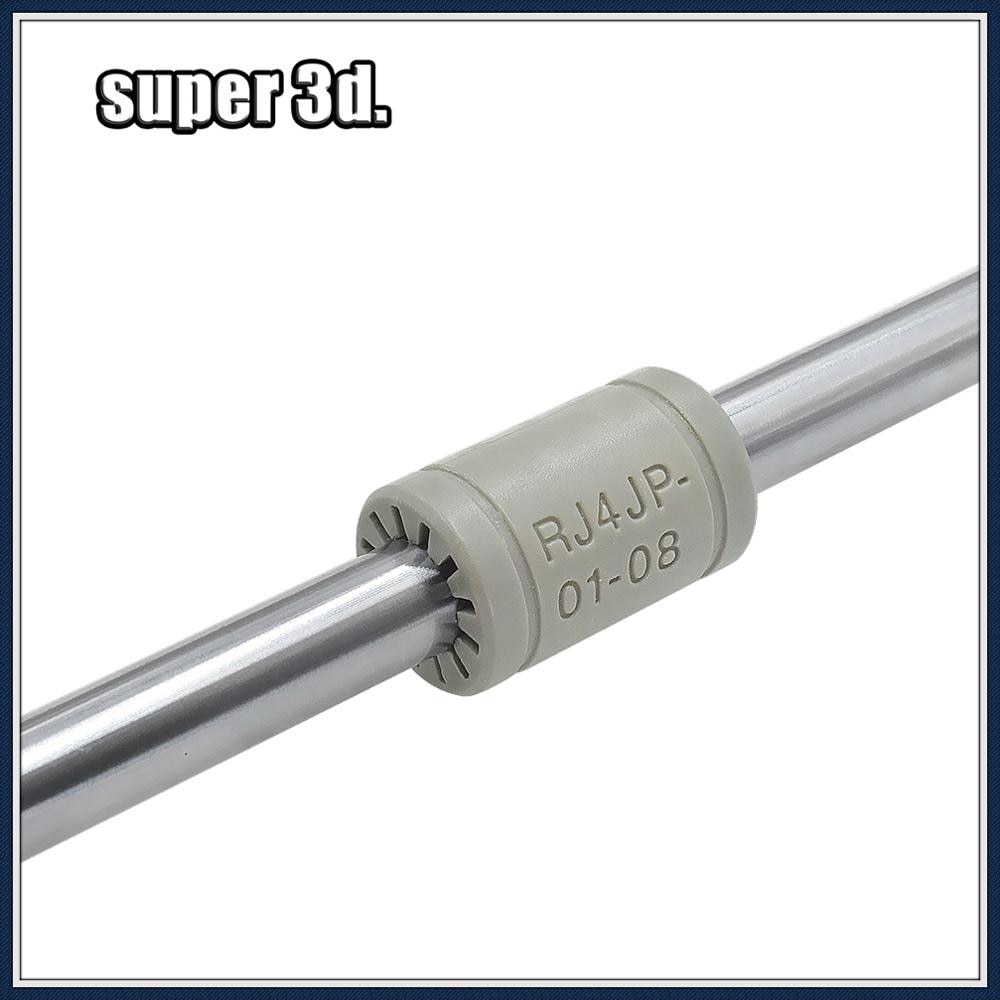 RJ4JP-01-08 Solid Polymer Igus Drylin LM8UU linear Bearing 8mm shaft For Anet A8 Prusa i3 Reprap 3d Printer parts