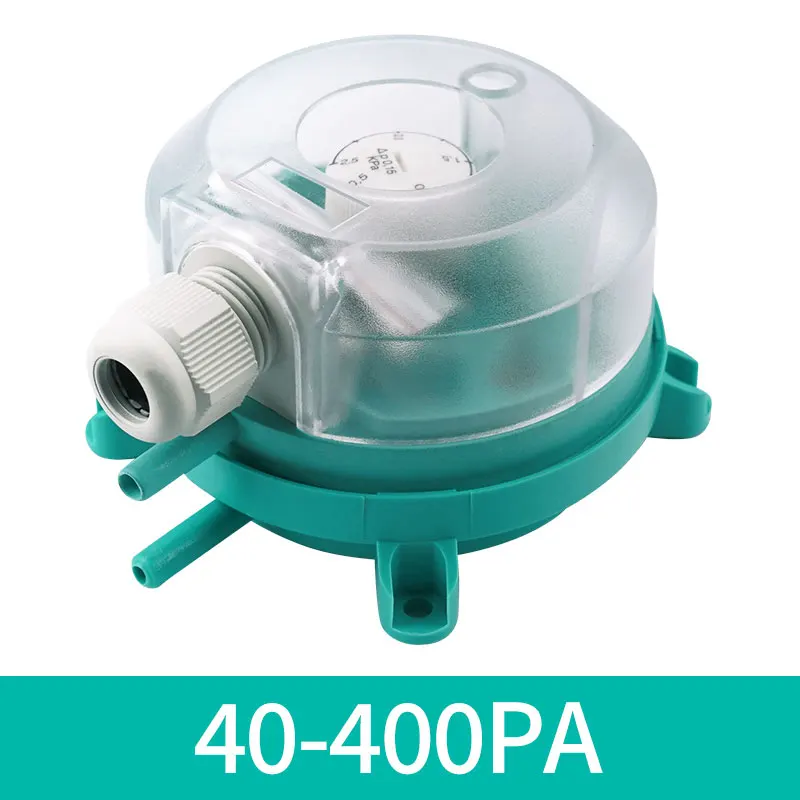ELECALL Air Differential Pressure Switch Adjustable Micro Pressure Switch Optional Range 20 ~ 5000 Pa 500pa 300pa: Beige