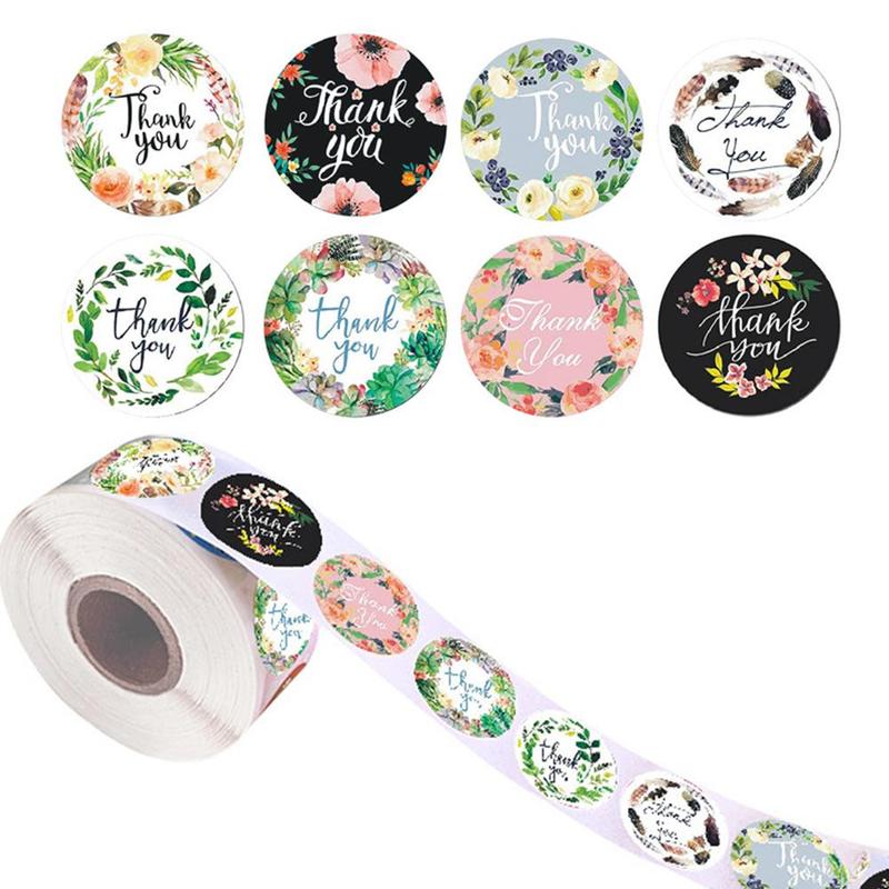 500 Handmade With Love Stickers Scrapbooking Hand Made Handmade Label Kraft Round Sticker Stickers Labels Wedding Z4H1