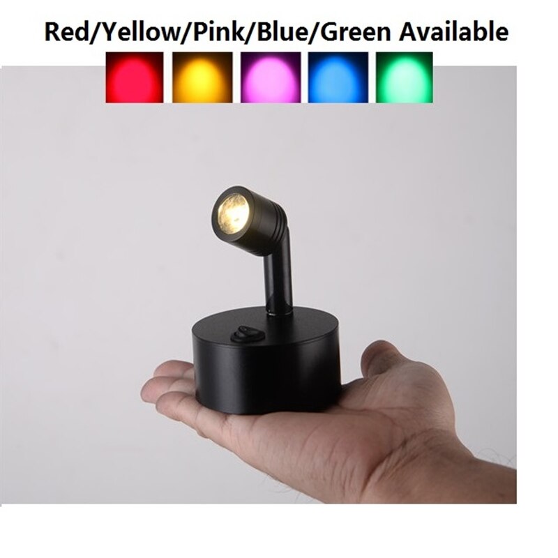 1 W AAA batterij led spot lamp, wireless display spot light, kast power gratis bruiloft achtergrond licht, batterij kast lamp