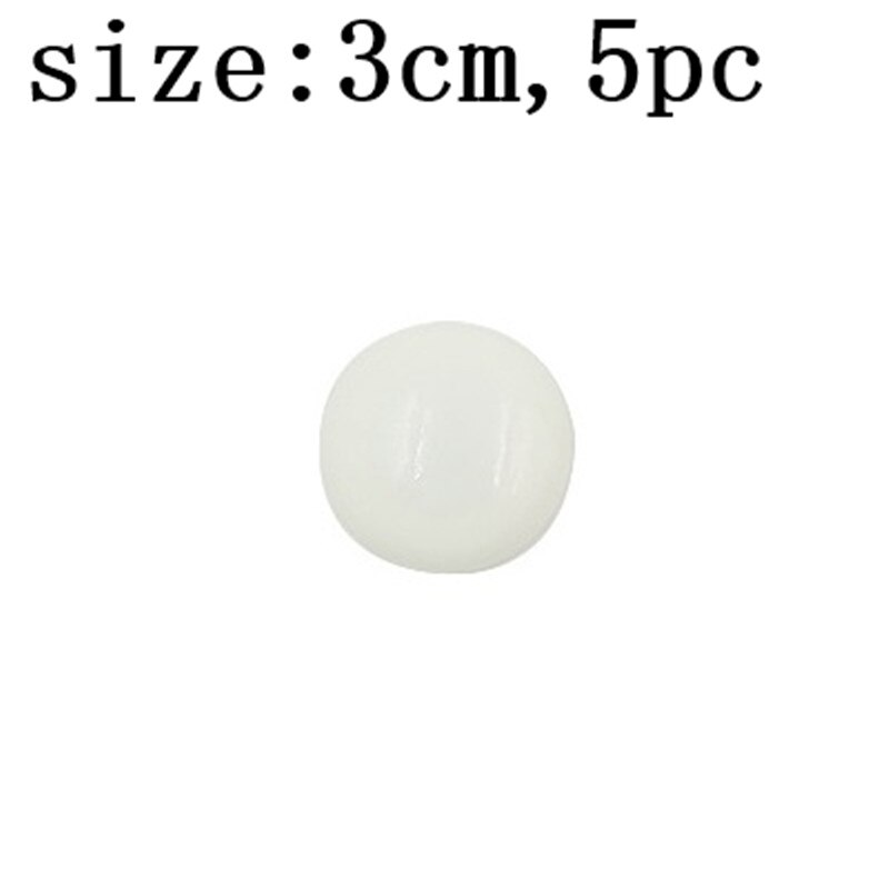 5/10 stuks ronde plastic koelkastmagneten, kleurrijke koelkastmagneten, kantoormagneten voor whiteboards, decoratieaccessoires voor thuis en in de keuken.: 5 stuks - wit
