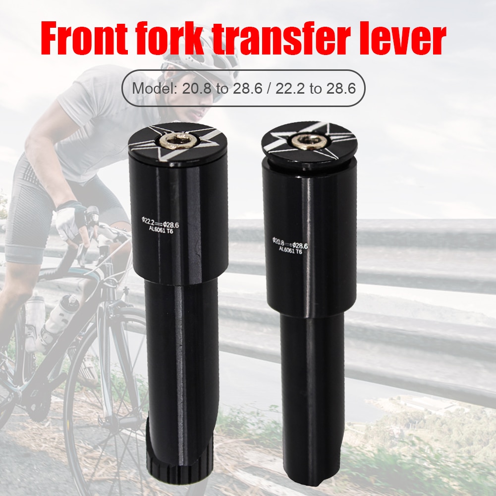 MTB Road S Bike Fork Extention Adapter 20.8/22.2MM Stem Conversion Hanging Core Riser Child Sliding Bicycle Parts